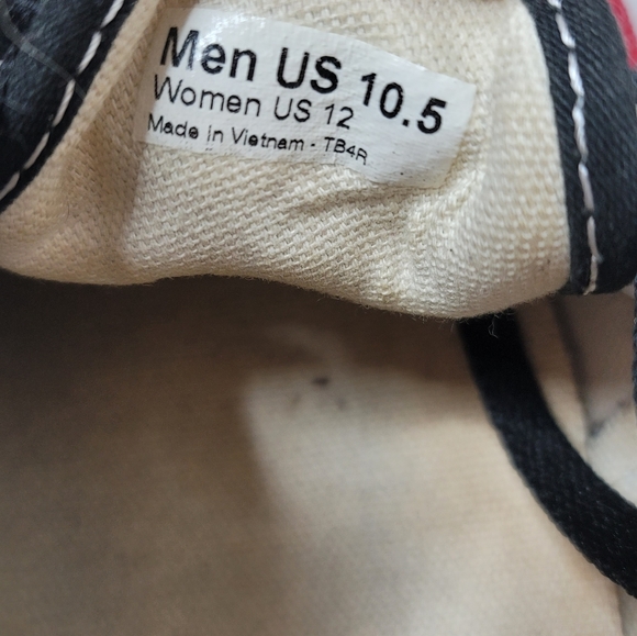 Vans era red and black suede low top sneakers 10.5 - Picture 9 of 9